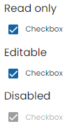 Checkbox component