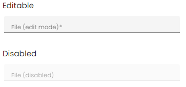 File input component