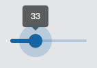 Vertical slider component with tick-interval