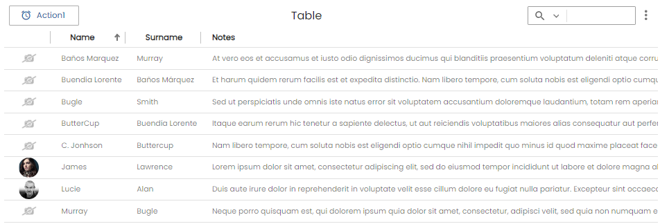 Table width autoadjust