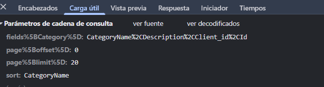 JSON:API service request example
