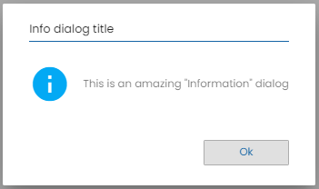 Dialog component