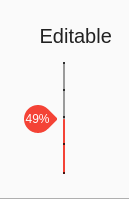 Formatting the thumb label in slider component