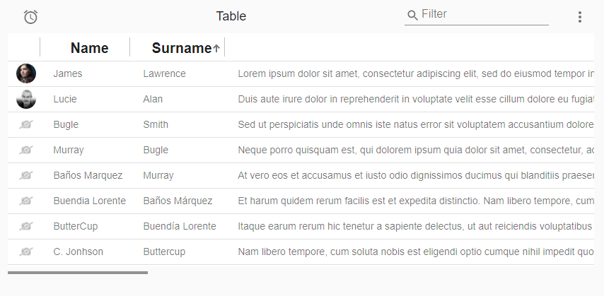 Table width autoadjust