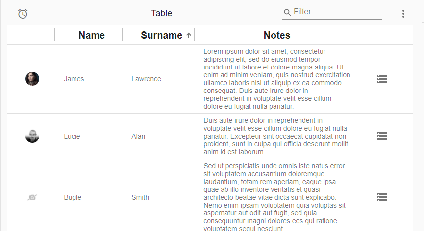 Table width autoadjust